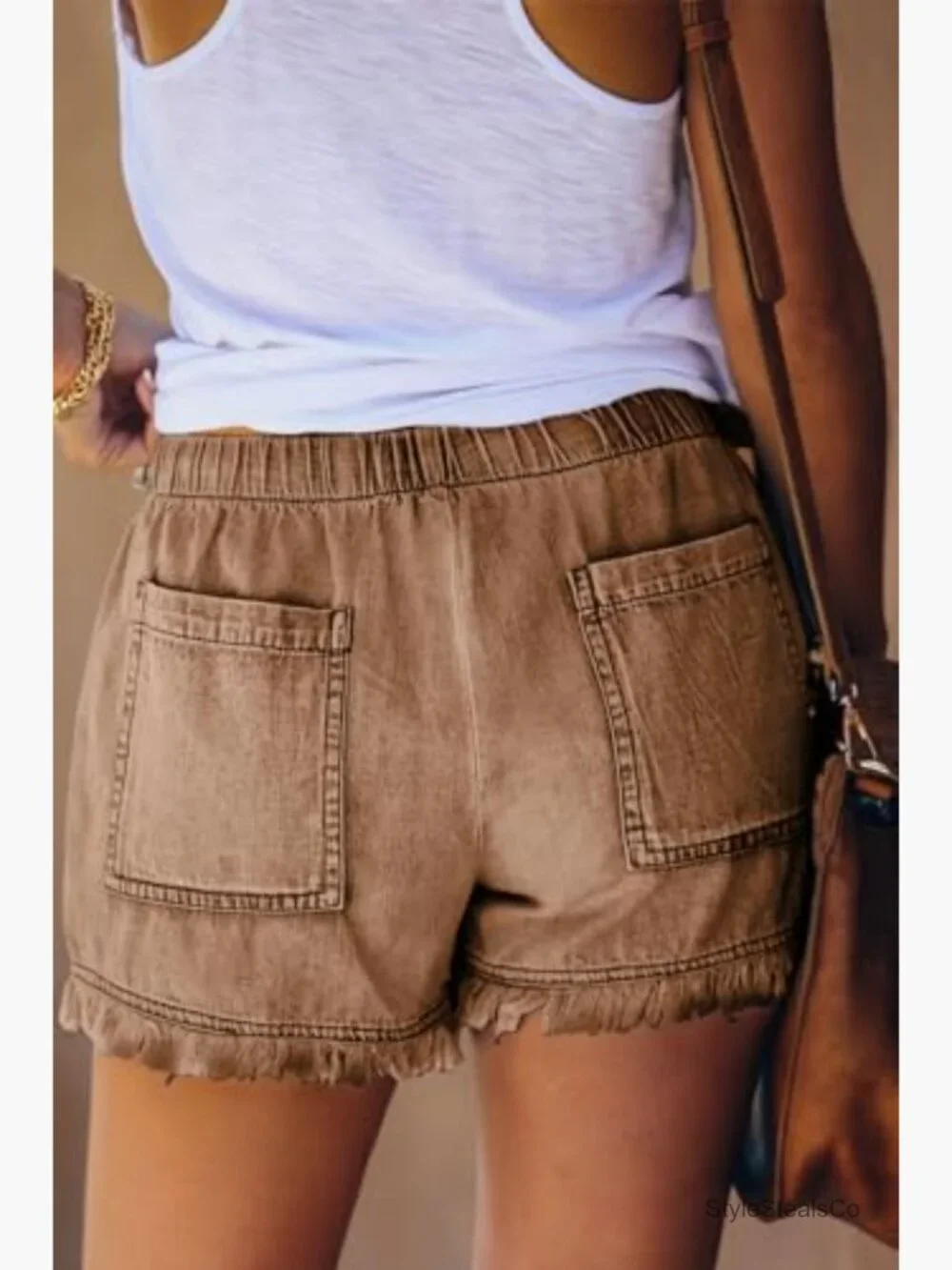 Baggy Elastic Waist Drawstring Hot Pants Casual Trendy Comfy Shorts